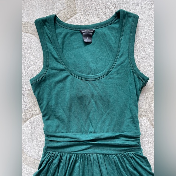 Club Monaco emerald green summer dress - Picture 2 of 6
